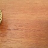 Portemanteau mural vintage bois et métal