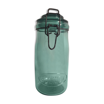 Solidex jar - 1 litre (blue green)