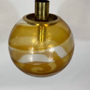 Mid-century Italian Murano glass sphere pendant lamp from 60s