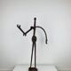 Brutalist sculpture in wrought iron, folk art