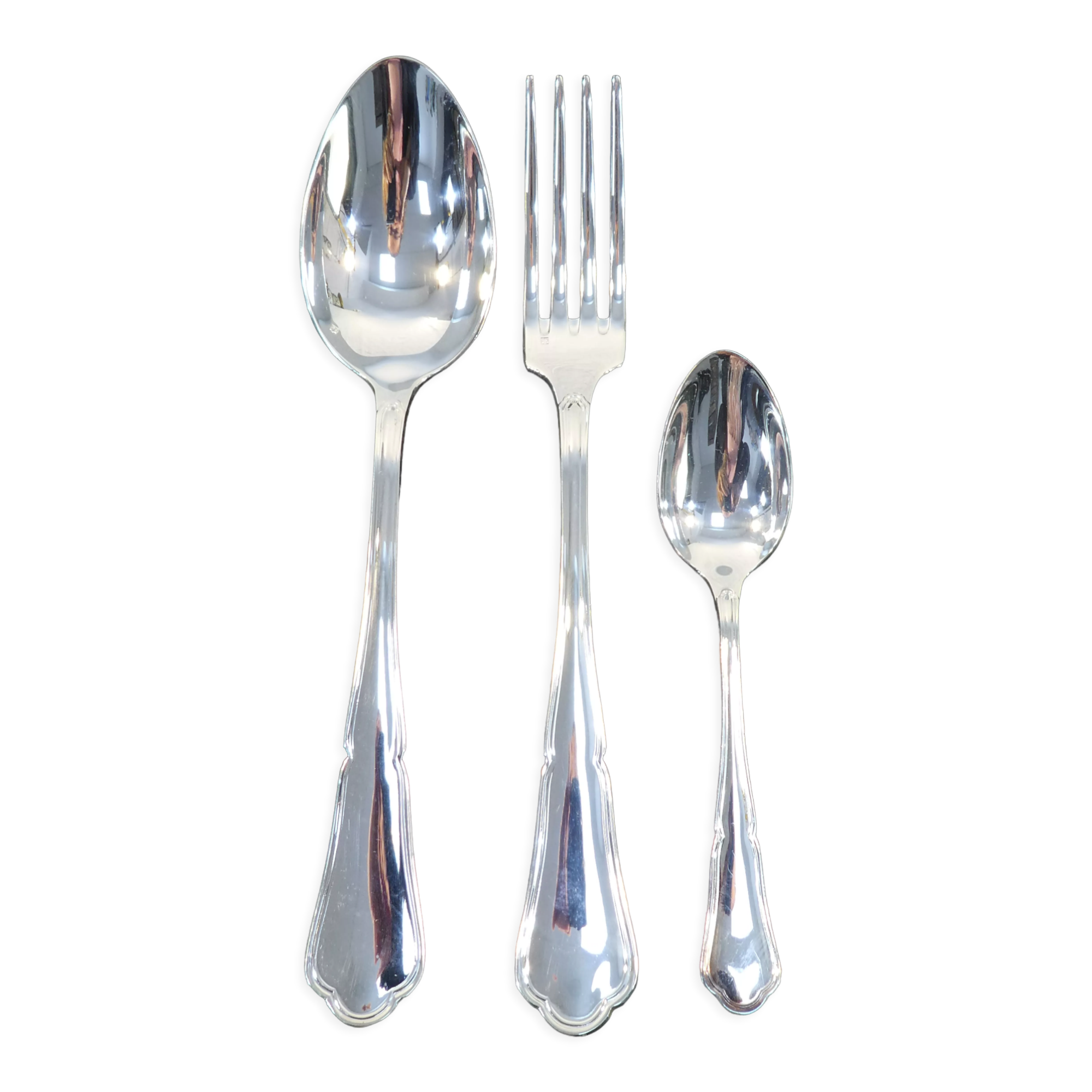 Menagere 37 pieces in silver metal style spatours