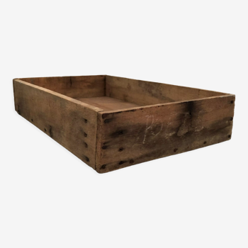 Old wooden box industrial