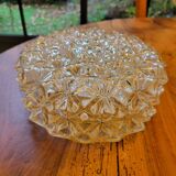 Diamond-pointed glass ceiling light