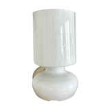Lykta lamp in white glass, ikea 1980