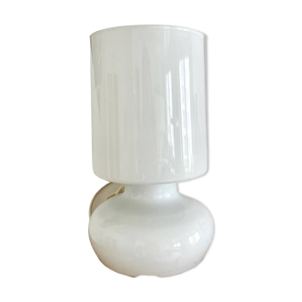 Lykta lamp in white glass, ikea 1980