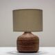 Jacques Pouchain Terracotta table lamp 1960