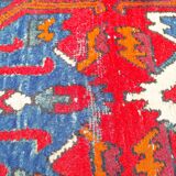 Tapis de couloir galerie fait main persan vintage hamadan 296 x 103
