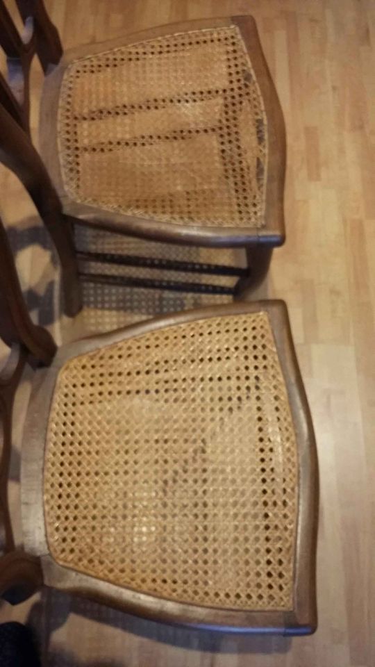 2 Louis Philippe canned chairs
