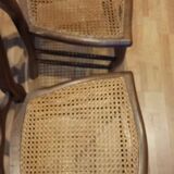 2 chaises cannées Louis Philippe