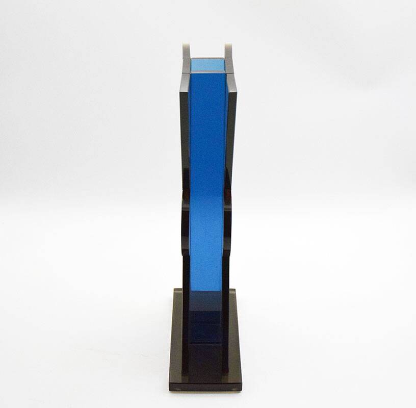 Vase en cristal Ettore Sottsass pour Fontana Arte 1970
