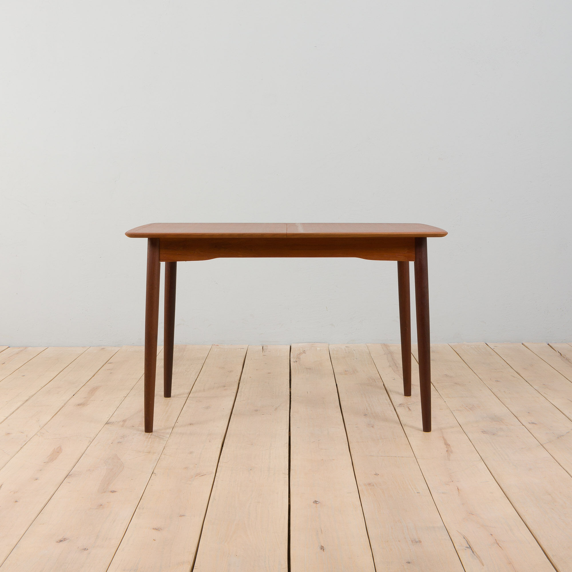 Danish rectangular teak extension table, 1970s