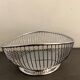 Stainless steel bread basket or fruit basket, Alfra Italy