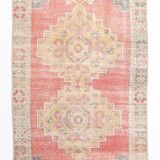 4x8 Red Geometric Turkish Rug 127x247Cm SK 22752