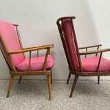 Paire de fauteuils éventail Baumann