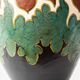 Gouda Pottery Table Lamps, Pair, Dutch Art Deco Floral, New Silk Shades