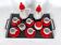 Ceramic coffee set by Mas for Memphis Milano, 1980s, Set of 11