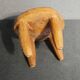 Small round Senoufo stool in wood