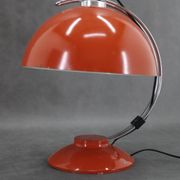Lampe de table rouge des années 1970, Tchécoslovaquie