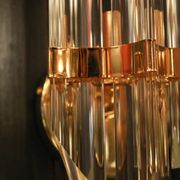 Pair of Venini wall lights, produced in Italy in the 1970s.