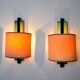 Pair of Regency wall lamps by Lumica Spain 1970