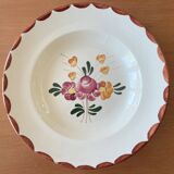6 old Longchamp earthenware soup plates