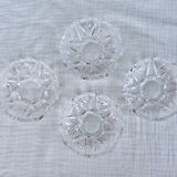 Set de 4 coupelles XS en verre taillé