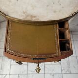 Table en chiffonnière d’époque Louis XV estampillée Pierre Roussel