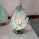 Murano Glass Table Lamps Set of 2 by La Murrina