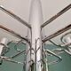 Large geometric chandelier in chrome metal, design by G. Sciolari, 1970.