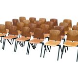 Chaise de salle à manger vintage industrielle Pagwood de Woodmar Design des années 70