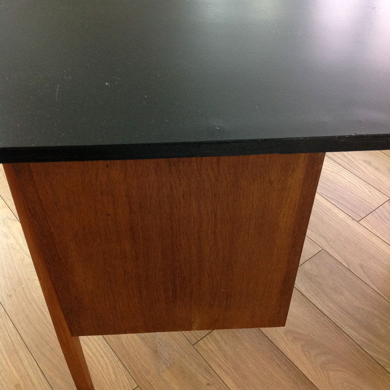 Black and wood office, 60s