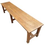 Rustic oak bench length 1m80