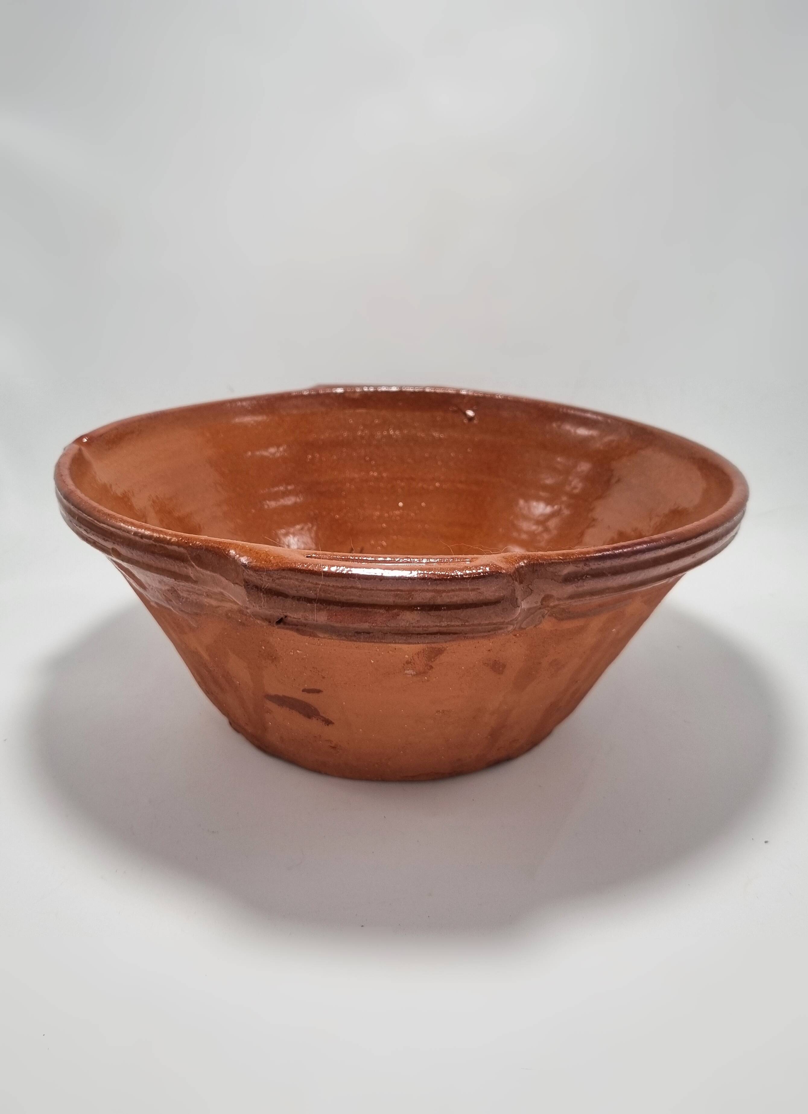 Terracotta salad bowl