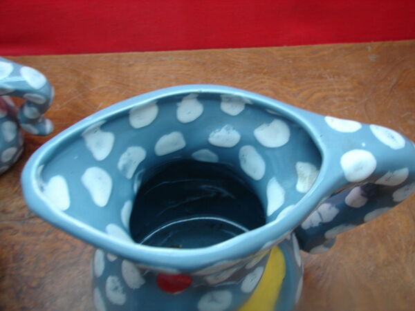 Cruche ou pichet chopes design, Vallauris