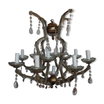 Classic pendants glass chandelier