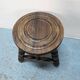 Rustic three-legged oak stool