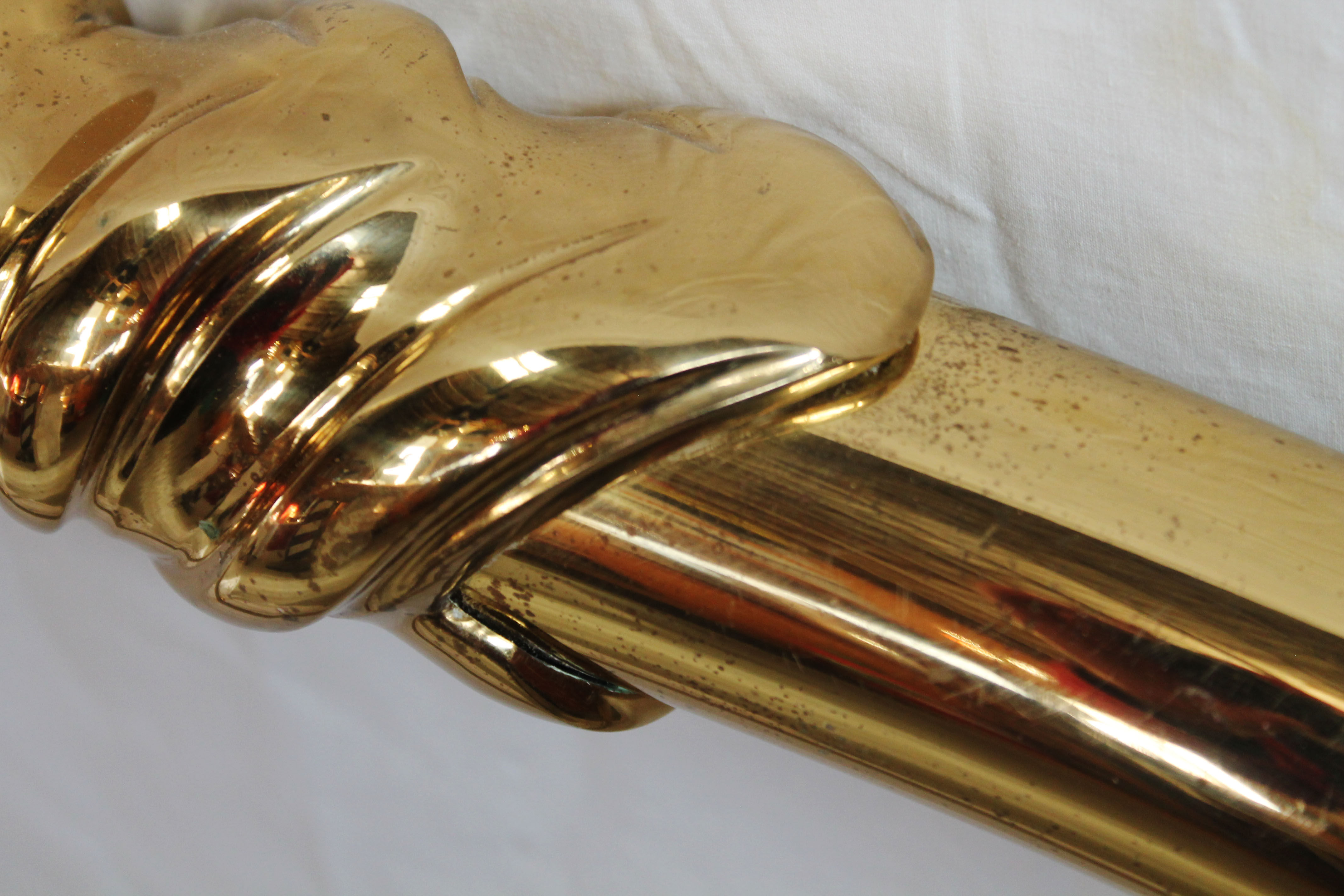 Brass headboard style "Lipparini"