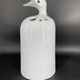 Duck vase by Jacques Molin Faïencerie de Charolles circa 1970