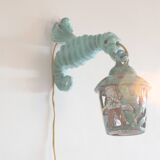Ceramic Seahorse Lantern from Vietri Sul Mare, Italy 1960S.
