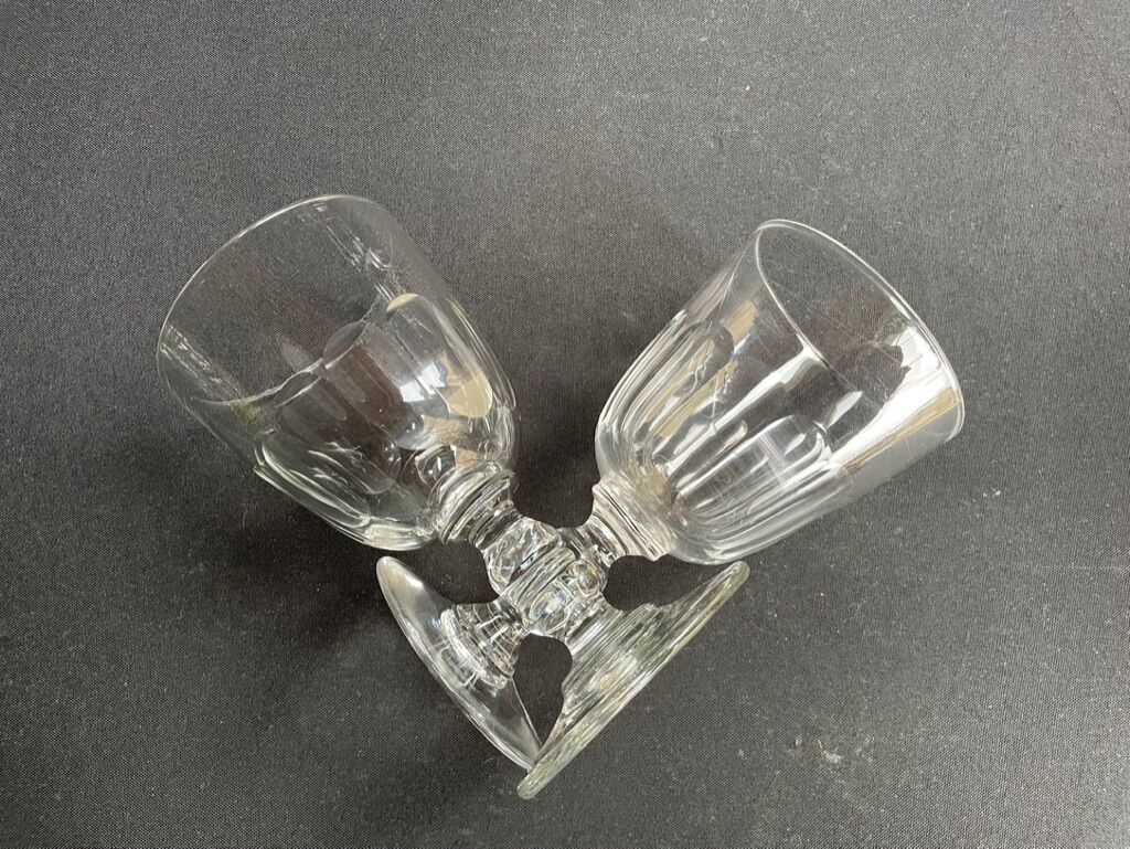 6 glasses Baccarat service Clermont – Art Nouveau