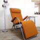 Deckchair Lama chrome vintage fabric
