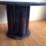 table à manger en faux marbre