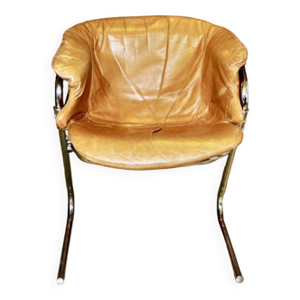 Fauteuil vintage modéle flynn par gastone rinaldi italie 1970