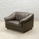 Comfortable Leolux Seal Brown Leather Lounge Chairs The Netherlands 1970s