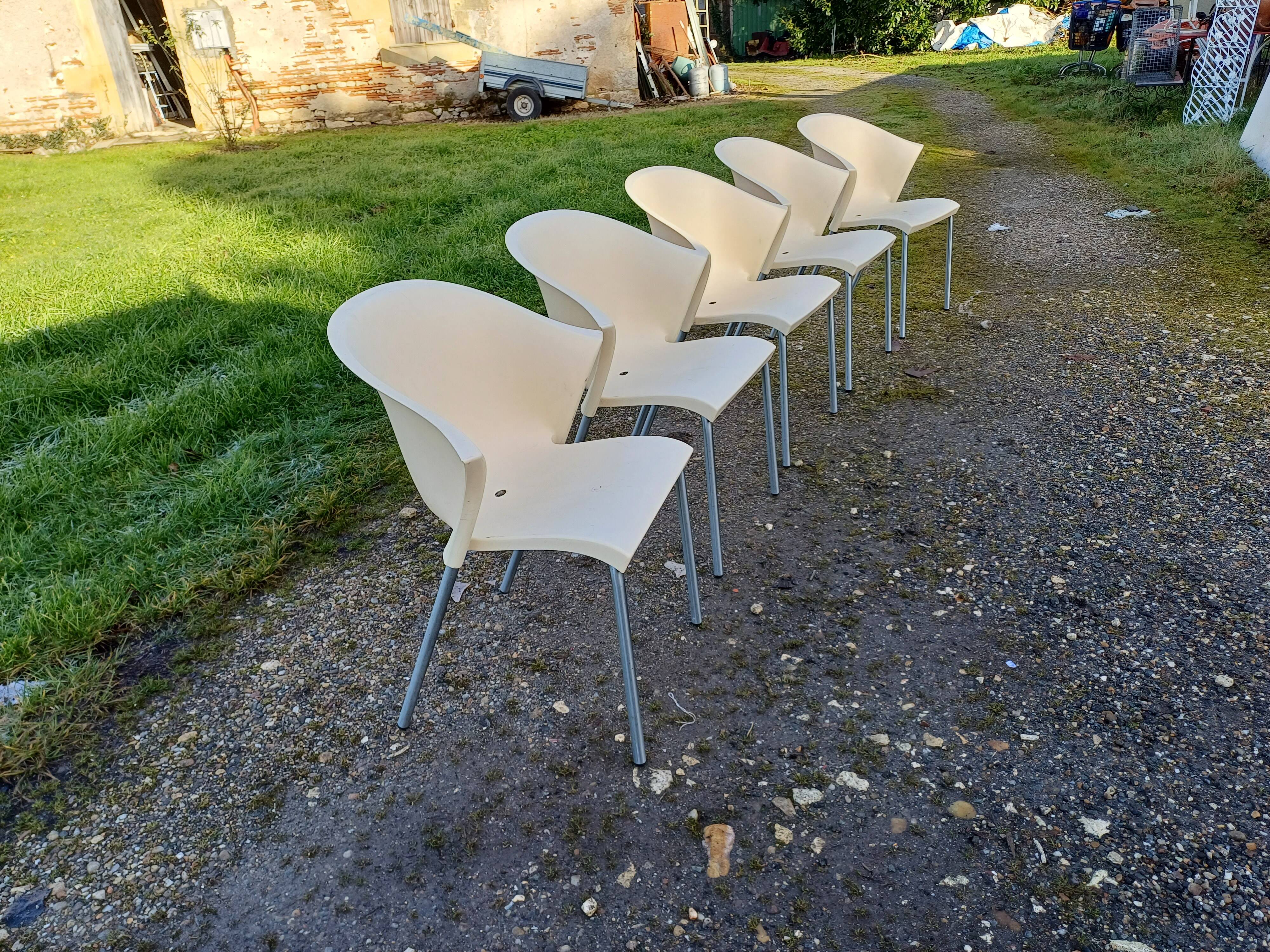 Set of 5 Marco Maran "Blablabla" armchairs
