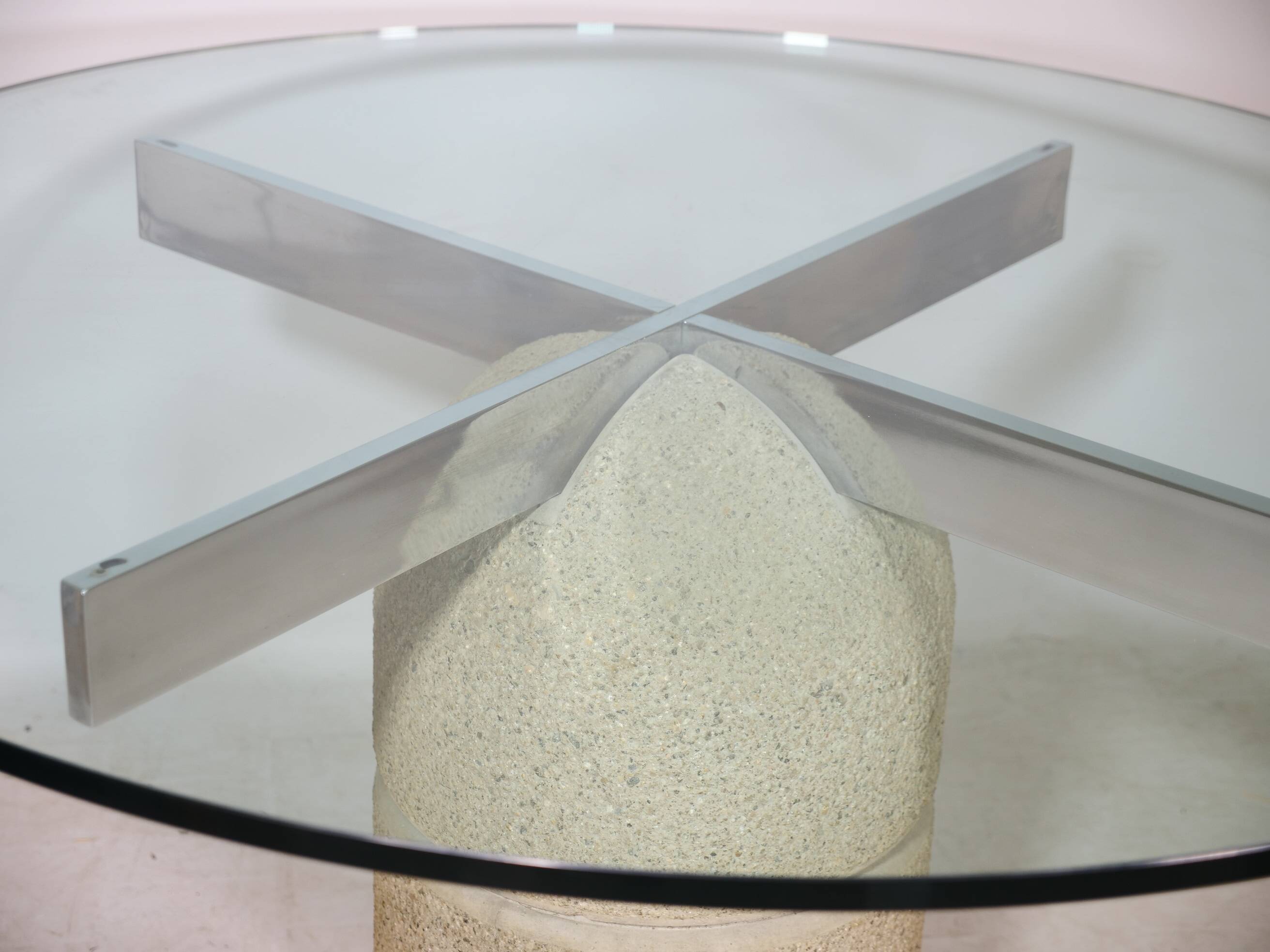 Paracarro Dining Table by Giovanni Offredi for Saporiti Italia, 1970s