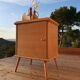 Vintage sideboard with compass feet