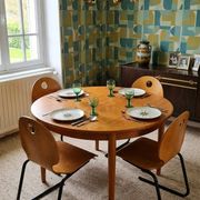 4 vintage school chairs from the 70s
