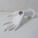 white hand ring sizer soliflore vintage jewelry holder