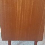 Commode en bois vernis, années 80